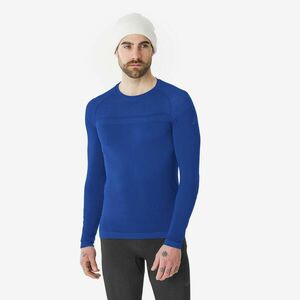 Bluză călduroasă și respirantă schi BL 500 Seamless Albastru Bărbați imagine