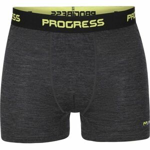 PROGRESS MERINO BOXER Boxeri din lână Merino pentru bărbați, negru, mărime imagine