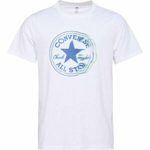 Converse STANDARD FIT CENTER FRONT CHUCK PATCH CORE TEE Tricou unisex, alb, mărime imagine