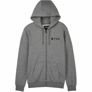 Fox FLEECE ZIP Hanorac pentru bărbați, gri, mărime imagine