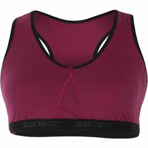 Sensor MERINO DF Sutien sport, vișiniu, mărime imagine