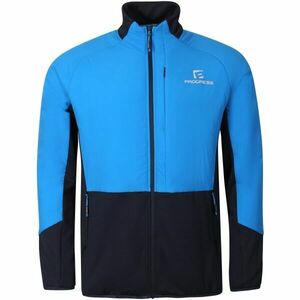 PROGRESS ELVIR HYBRID MIDLAYER Hanorac hibrid merino pentru bărbați, albastru, mărime XXL imagine