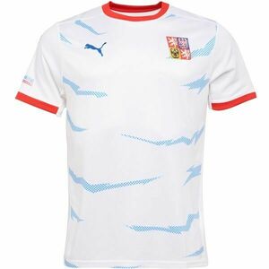 Puma CZECH HANDBALL JERSEY M AWAY Tricou de handbal pentru bărbați, alb, mărime imagine