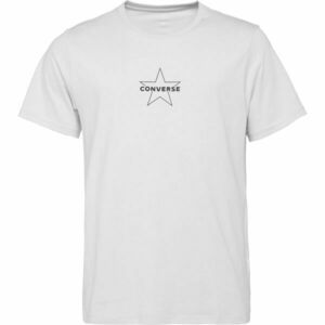 Converse CLASSIC LEFT CHEST SS TEE Tricou bărbați, bej, mărime imagine