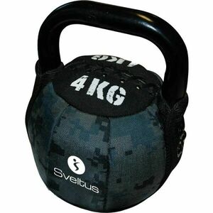 SVELTUS SOFT KETTLEBELL 4 KG Kettlebell, negru, mărime 4 KG imagine