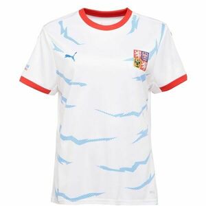 Puma CZECH HANDBALL JERSEY W AWAY Tricou de handbal pentru femei, alb, mărime imagine