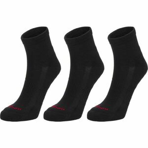 Wilson QUARTER HALF TERRY 3PP Șosete, negru, mărime imagine
