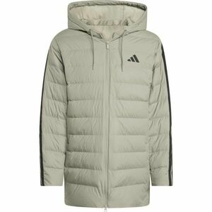 adidas ESSENTIALS 3-STRIPES LD HD PA Geacă pentru bărbați, bej, mărime imagine