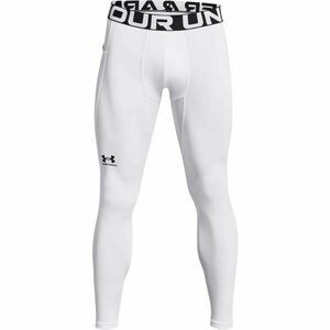 Under Armour CG ARMOUR LEGGINGS Colanți bărbați, alb, mărime L imagine