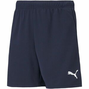 Puma TEAMRISE SHORT JR Pantaloni scurți juniori, albastru închis, mărime imagine