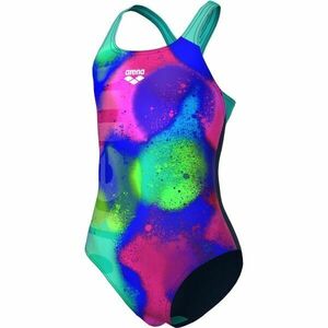 Arena SPRAY PAINT SWIMSUIT SWIM PRO BACK Costum de baie fete, albastru, mărime 8-9Y imagine