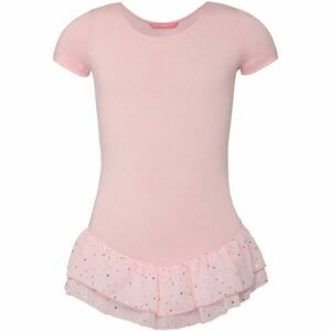 PAPILLON LEOTARD SHORT SLEEVES Costum balet copii, roz, mărime imagine