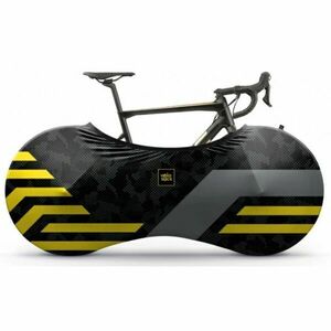 VELOSOCK YELLOW LINES Husă de calitate pentru bicicletă, negru, mărime imagine