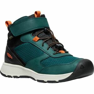 Keen SKUA MID WP Încălțăminte de trekking copii, verde închis, mărime 35 imagine