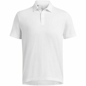 Under Armour ICON Tricou polo bărbați, alb, mărime L imagine