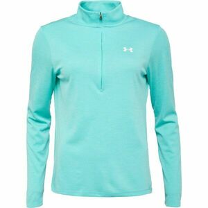Under Armour TECH TEXTURED 1/2 ZIP Tricou pentru femei, turcoaz, mărime S imagine