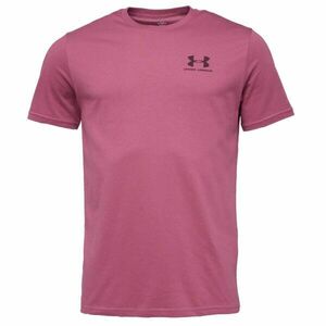 Under Armour SPORTSTYLE LC SS Tricou bărbați, vișiniu, mărime S imagine