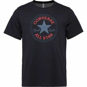 Converse STANDARD FIT CENTER FRONT CHUCK PATCH CORE TEE Tricou unisex, negru, mărime imagine