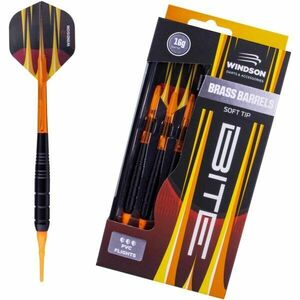 Windson BITE 16 G BRASS SET Set de săgeți din alamă cu vârfuri din plastic, portocaliu, mărime imagine
