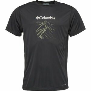 Columbia ZERO RULES LIGHT SS GRAPHIC CREW Tricou de bărbați, negru, mărime imagine