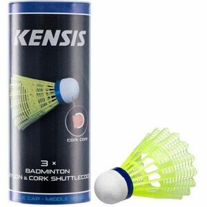 Kensis NSC 3 MEDIUM Fluturași badminton, galben, mărime imagine