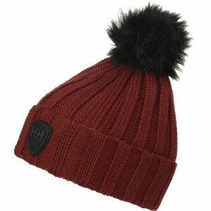 Helly Hansen W LIMELIGHT BEANIE Căciulă de iarnă cu ciucure, vișiniu, mărime UNI imagine