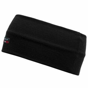 Devold BREEZE MERINO 150 HEADBAND Bentiță de lână, negru, mărime UNI imagine