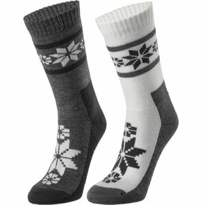 KARI TRAA RUSA SOCK 2PK Șosete damă, gri închis, mărime 36-38 imagine