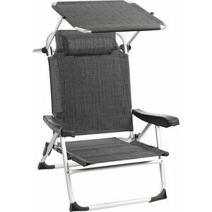 Scaun de plajă Brunner Makai, negru imagine