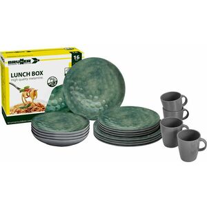 Brunner Lunch Box Set de ustensile de camping venețiene, verde imagine