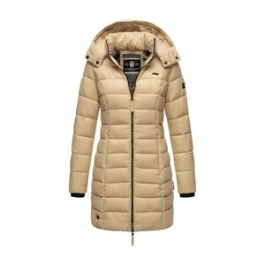 Palton matlasat pentru femei Marikoo ABENDSTERNCHEN cu glugă, bej imagine