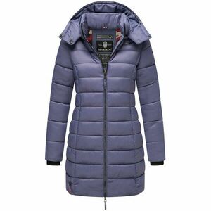 Marikoo ABENDSTERNCHEN Palton matlasat pentru femei cu glugă, albastru violet imagine