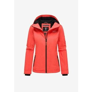 Marikoo jachetă de tranziție pentru femei cu glugă BROMBEERE, coral pink imagine