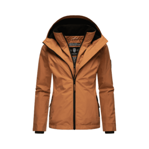 Marikoo ERDBEERE Geacă de tranziție pentru femei cu glugă, rusty cinnamon imagine