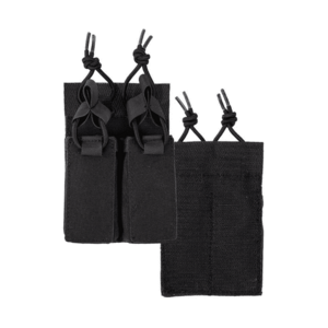 Mil-tec OD Double port încărcător pistol cu eliberare rapidă, negru imagine