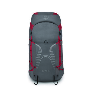 OSPREY rucsac pentru drumeții EJA PRO 55, dale grey/poinsettia red imagine