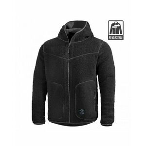 Pentagon Jachetă fleece reversibilă pentru bărbați Ianos Sherpa, negru/gri imagine