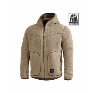 Jachetă fleece reversibilă pentru bărbați Pentagon Ianos Sherpa, kaki/verde imagine