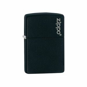 Zippo brichetă pe benzină negru mat imagine