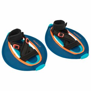 Set 2 gantere acvatice Pullstep mesh Aquagym/Aquafitness Albastru-Portocaliu imagine