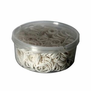 Elastice albe din silicon imagine