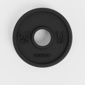 Disc fontă parțial reciclată Bodybuilding 0, 5 kg 28 mm imagine