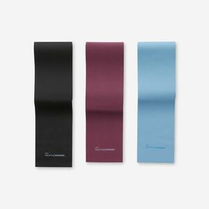 Set 3 benzi elastice pilates - rezistență 2, 3 și 4kg imagine