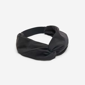 Bentiță cu elastic Fitness Cardio 100 Negru Damă imagine