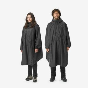 Pelerină ploaie tip Poncho Trekking MT500 60L Negru imagine