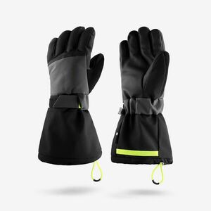 Mănuși cu manșete lungi SKI500 gri copii 6-14 ani imagine