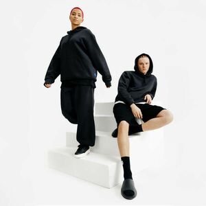 Hanorac cu glugă Elementals Negru Unisex imagine