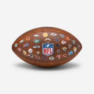 Minge fotbal american NFL 32 TEAMS Super Bowl Mărime oficială Maro Adulți imagine
