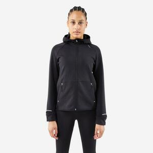 Geacă de alergare, călduroasă, KIPRUN Run 500 Warm Negru Damă imagine