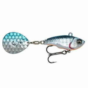 Vobler Savage Gear Fat Tail NL, culoare Blue Silver, 8cm, 24g imagine
